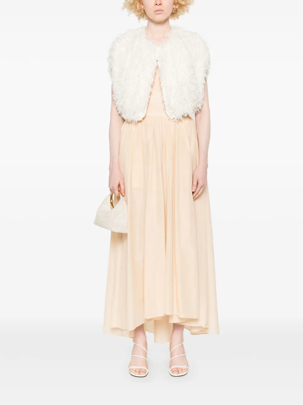 Pleated Maxi Skirt