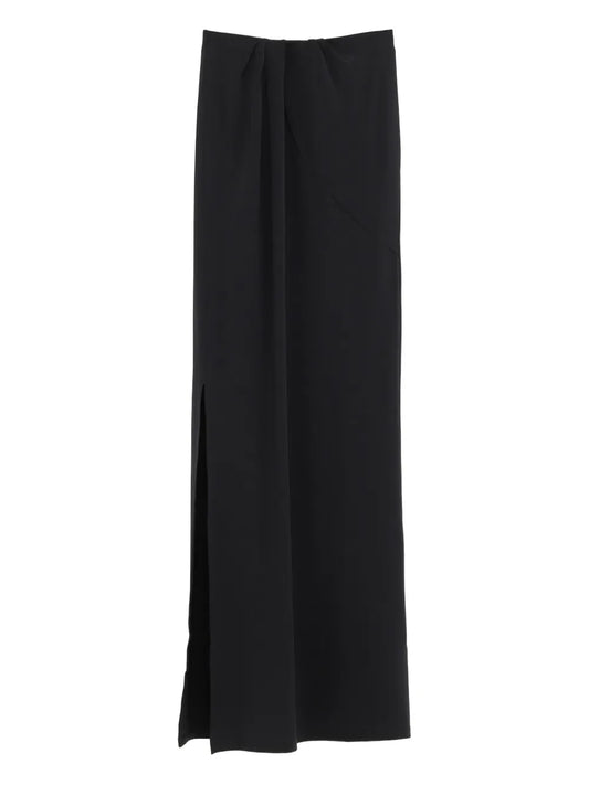 Slit-Detail Maxi Skirt