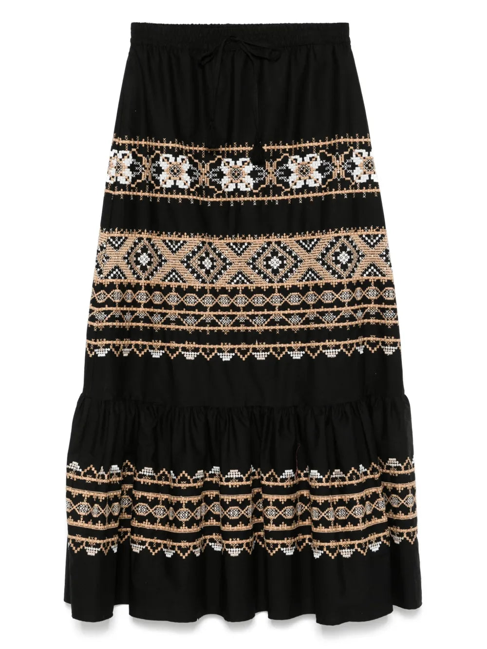 Embroidered Maxi Skirt