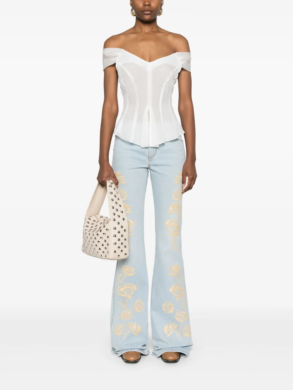 Embroidered Jeans