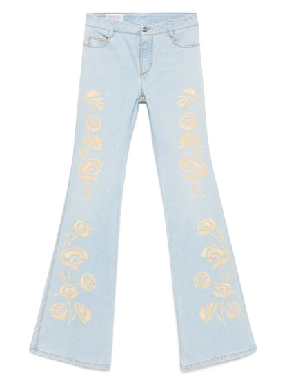 Embroidered Jeans
