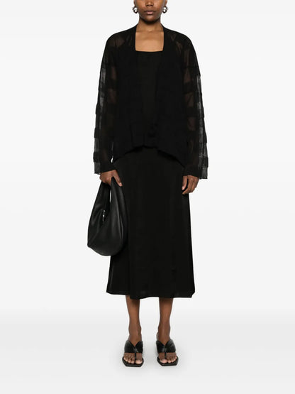 Fine-Knit Cardigan