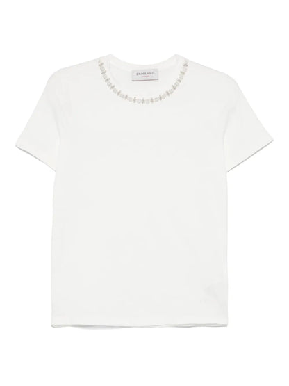 Crystal-Embellished T-Shirt