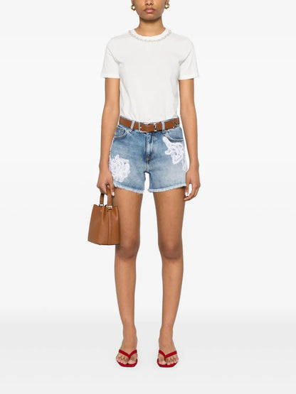 Crystal-Embellished T-Shirt