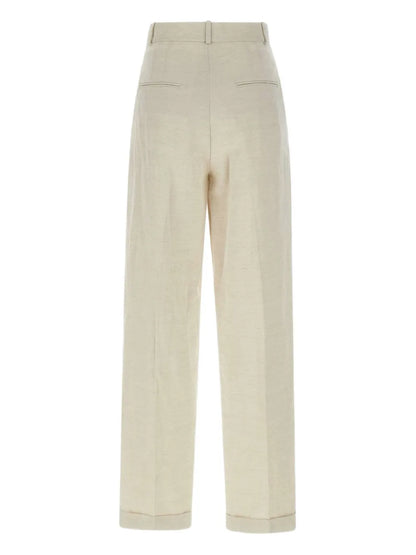 Straight-Leg Trousers