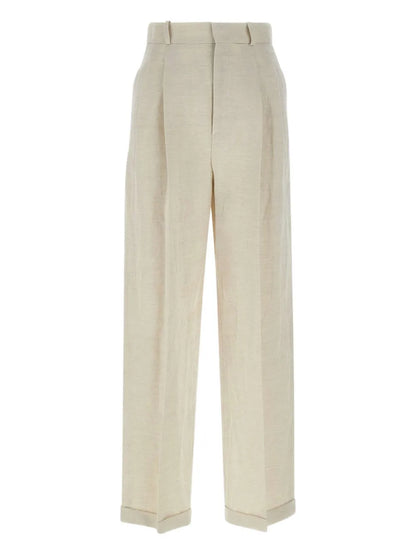 Straight-Leg Trousers