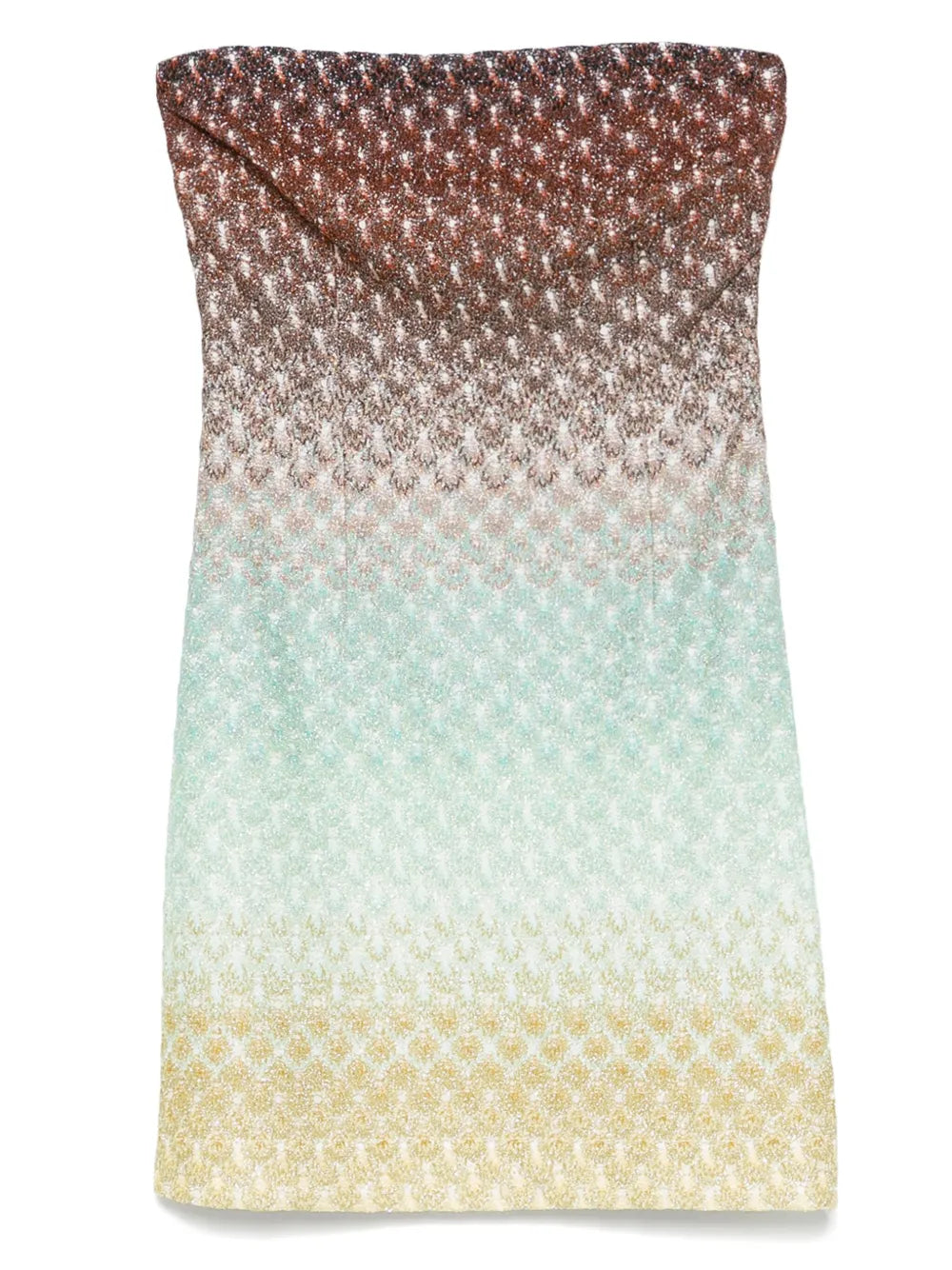 Metallic-Threading Mini Dress