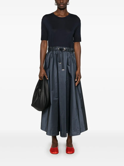 Panelled Midi Dress