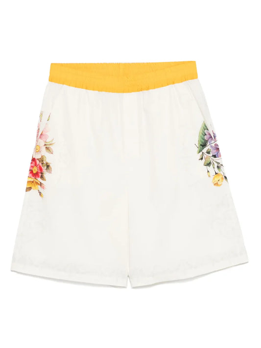 Floral-Print Shorts