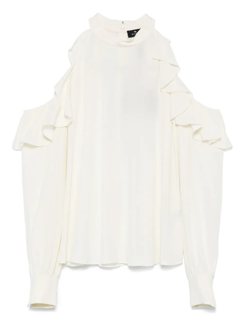 Draped-Detailed Blouse