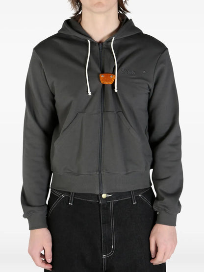 Logo-Embroidered Hoodie