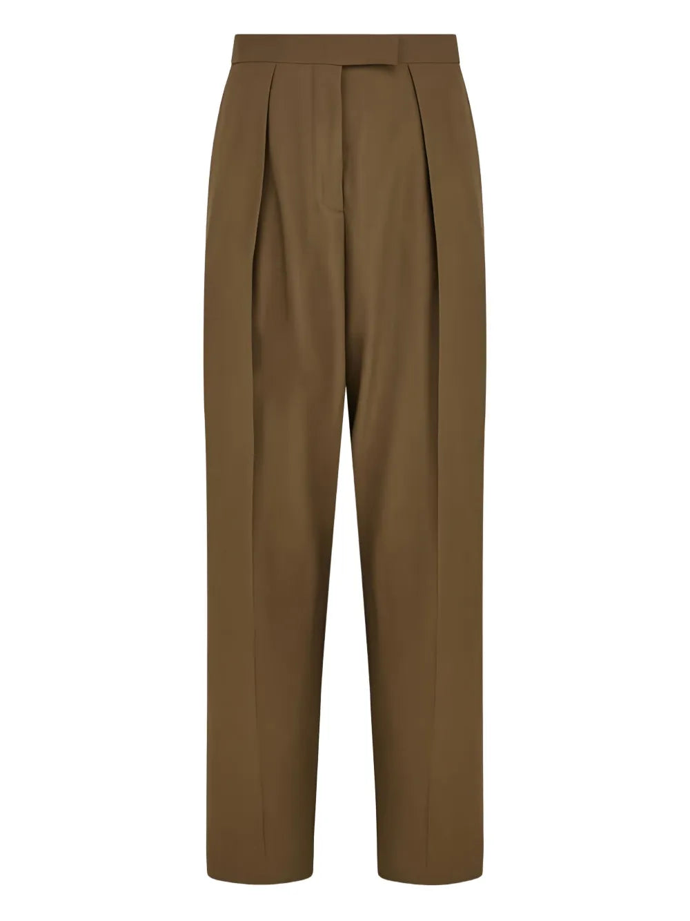 Pleat-Front Tailored Trousers