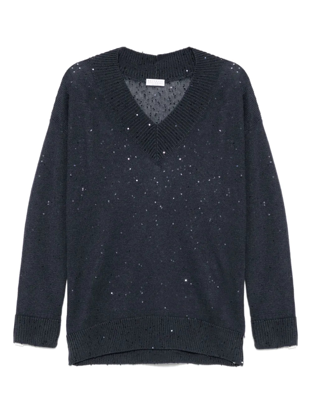 Sequin-Embellished Sweater