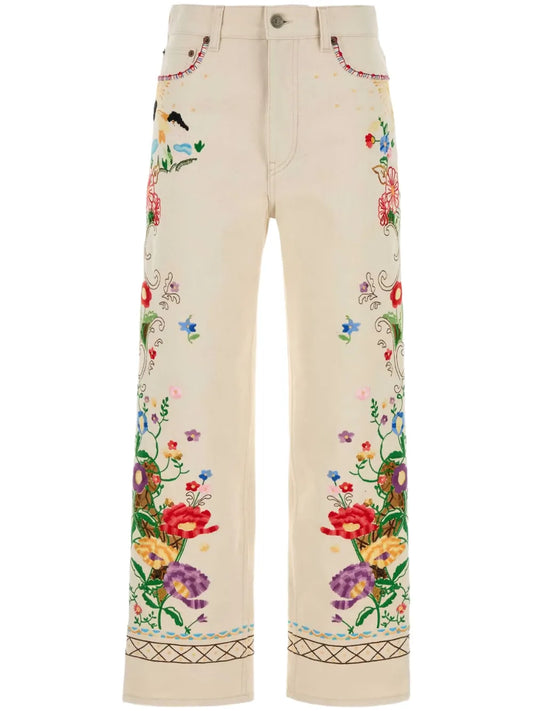 Straight-Leg Trousers