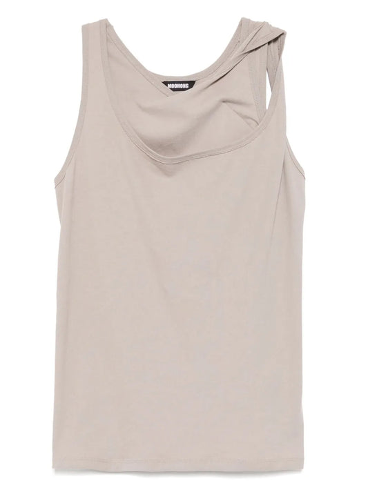 Draped Sleeveless Top