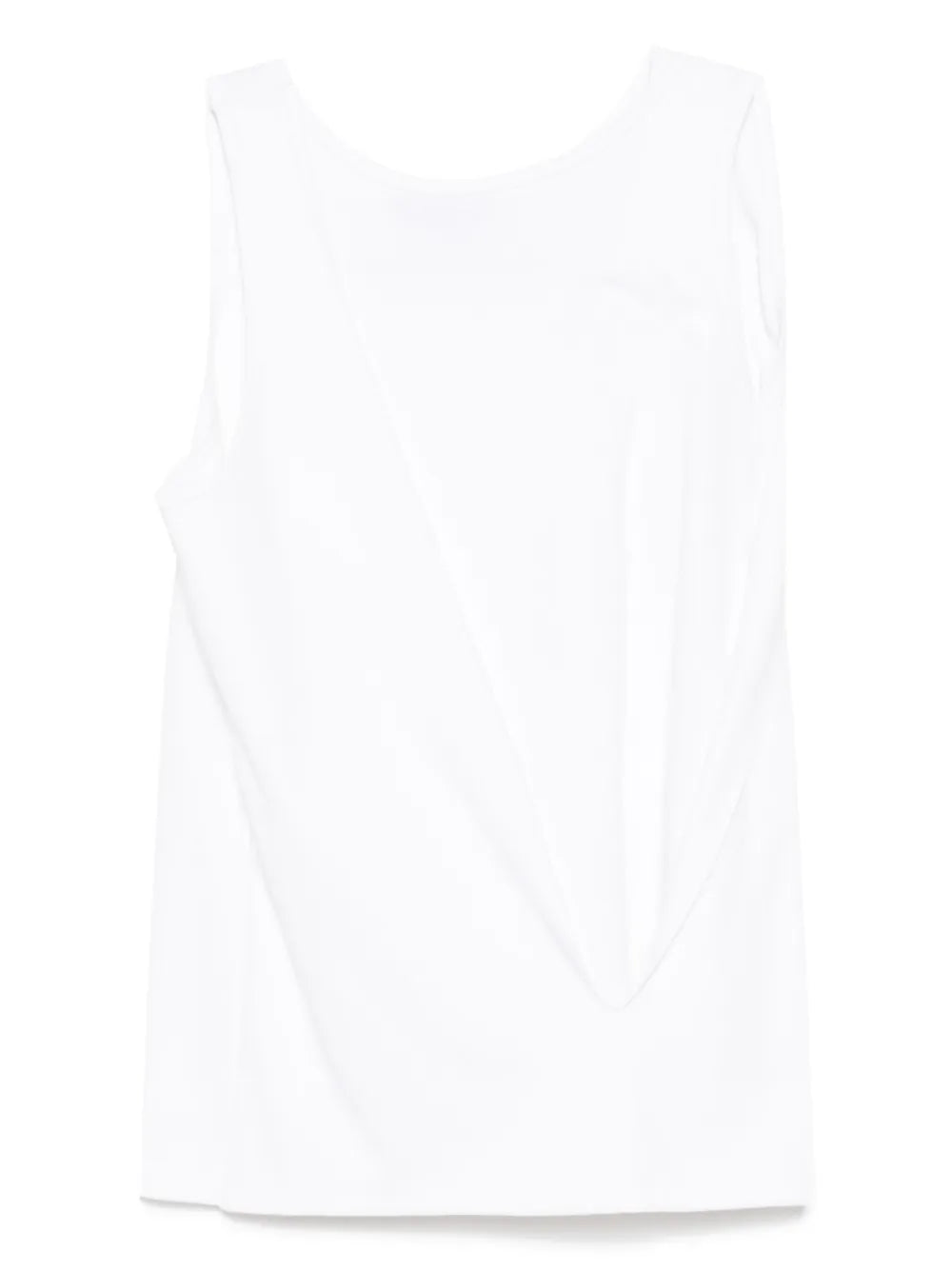 Cutting Draped Sleeveless Top