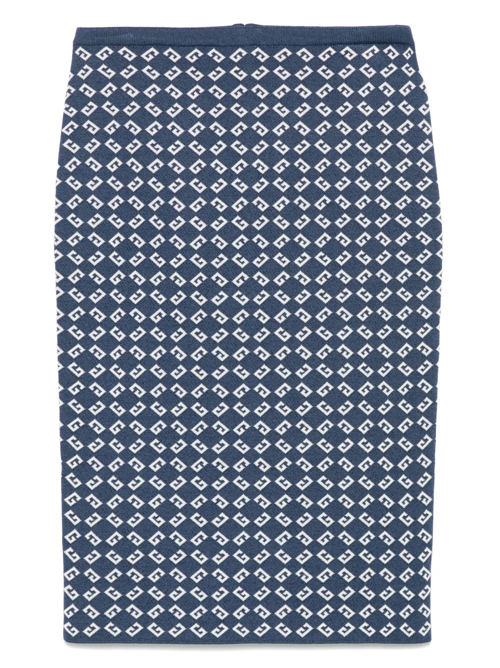 Monogram 72-Jacquard Midi Skirt