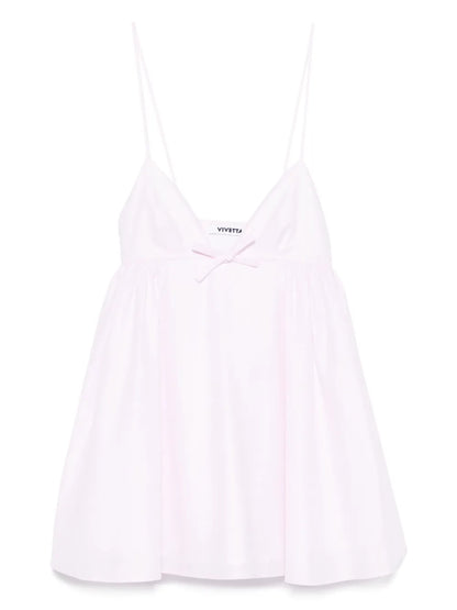 Bow-Detailed Mini Dress