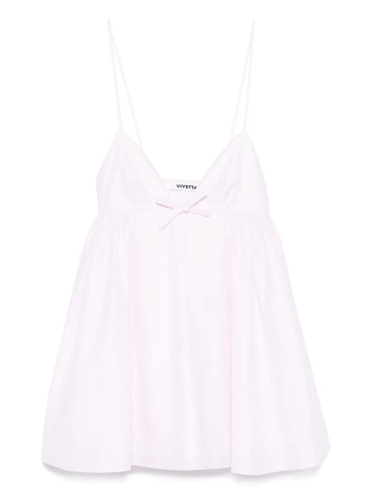 Bow-Detailed Mini Dress