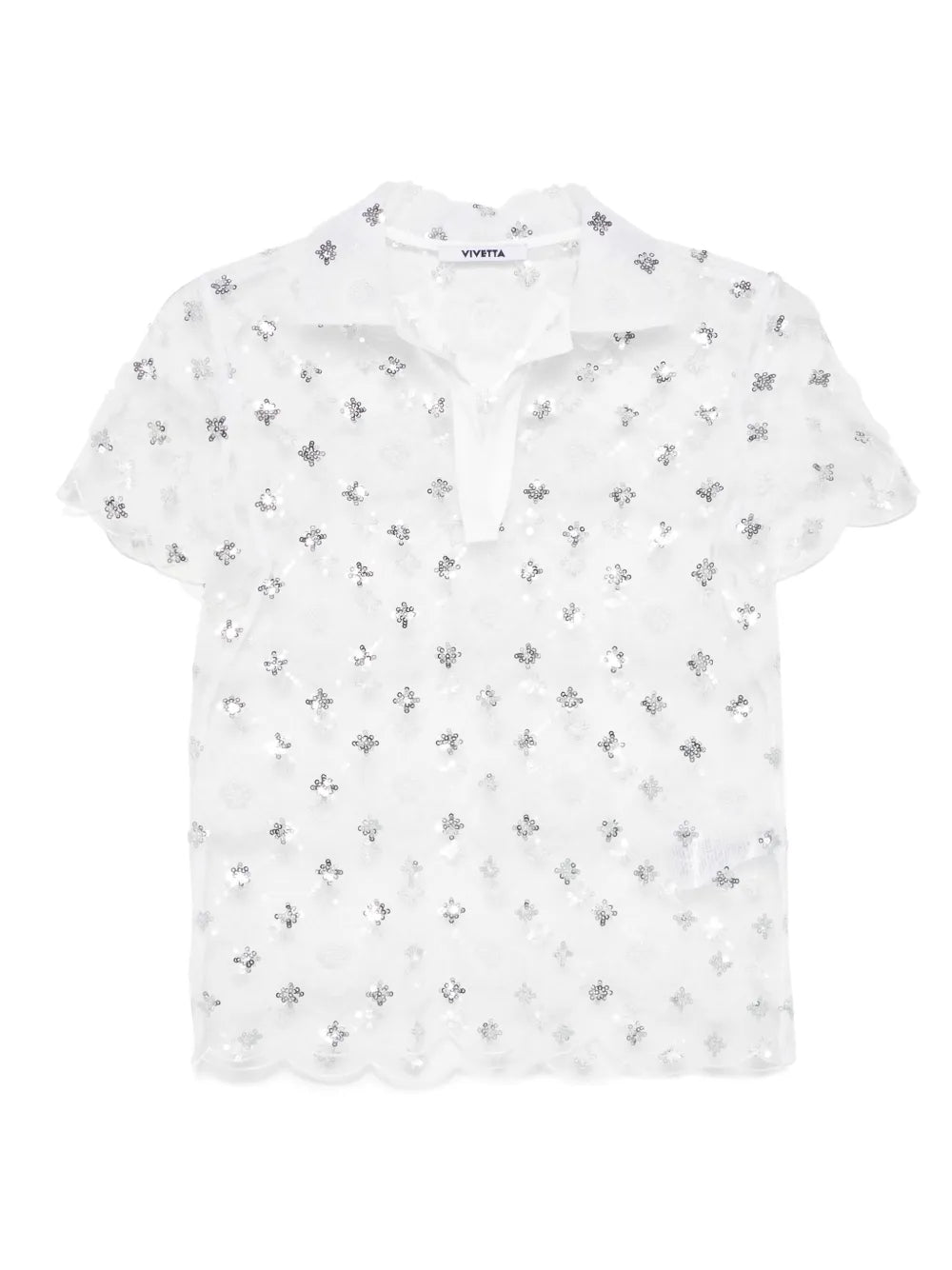 Sequin-Embellished Top
