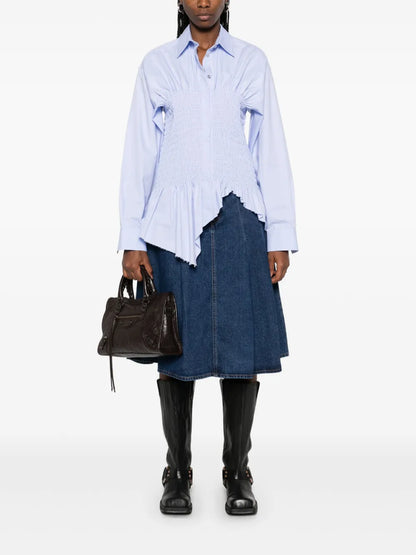 Pleated Midi Skirt