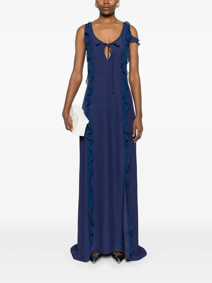 Crepe Maxi Dress