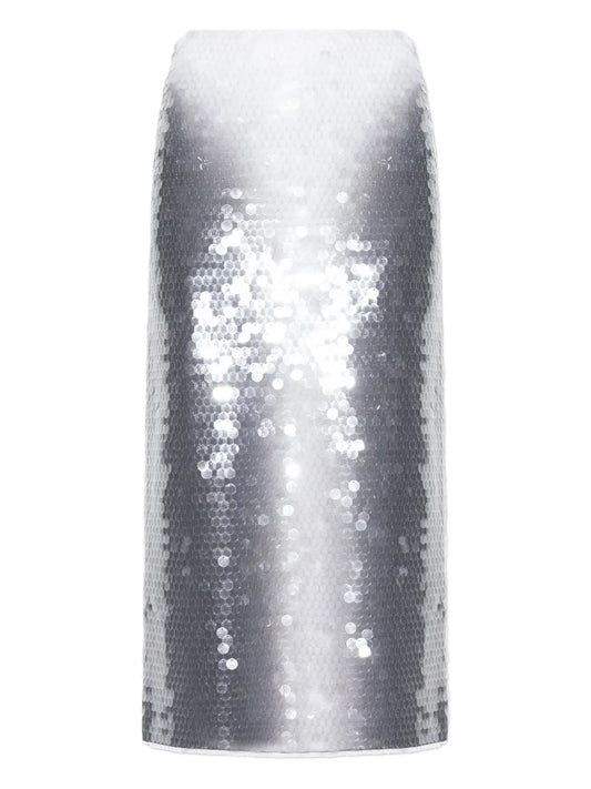 Sequinned Pencil Skirt