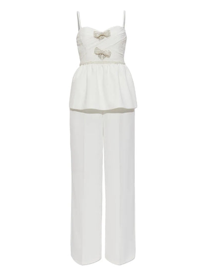 Bow-Detailing Jumpsuit