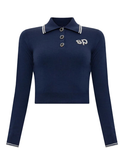 Wool Polo Top