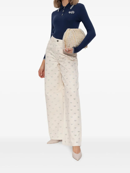 Wool Polo Top