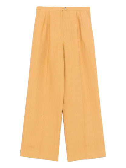Linen Darted Trousers