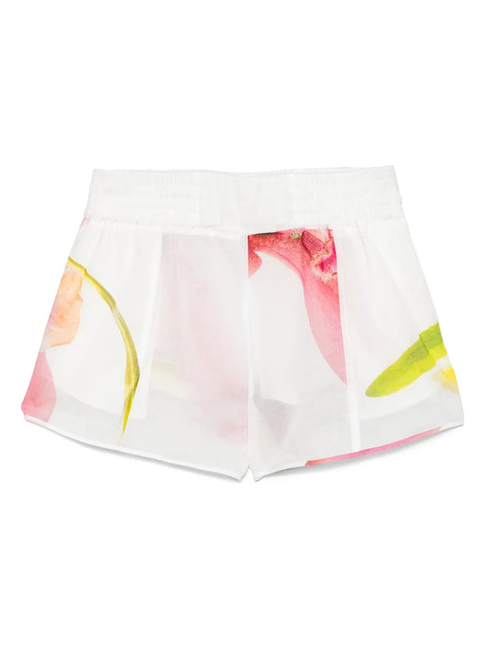 Floral-Print Shorts
