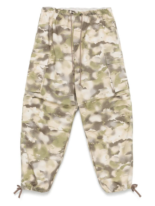 Camouflage-Pattern Cargo Trousers
