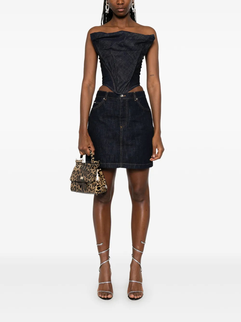Denim Mini Skirt