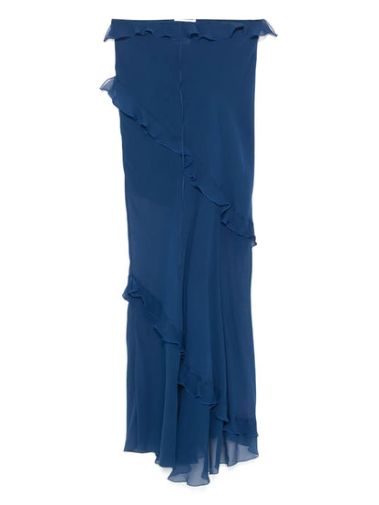 Ruffled Maxi Skirt