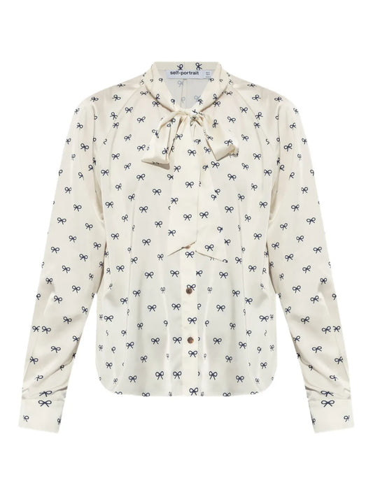 Bow-Print Shirt
