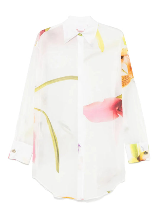 Floral-Print Shirt