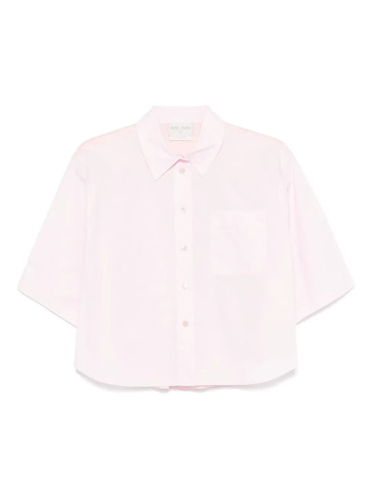 Half-Sleeve Poplin Shirt