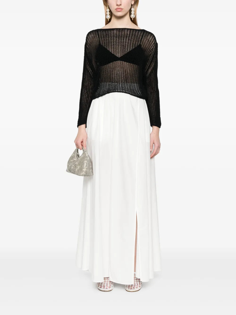 Ribbed-Knit T-Shirt