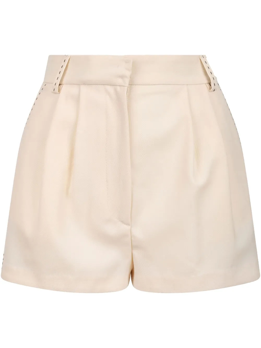 Pleated-Front Shorts