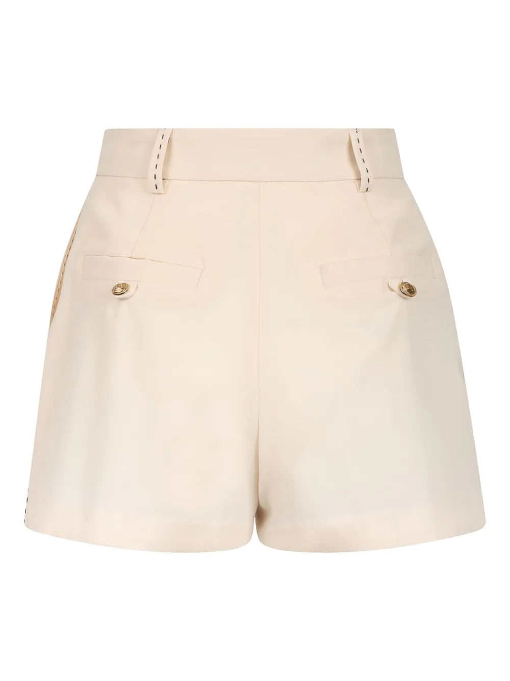 Pleated-Front Shorts