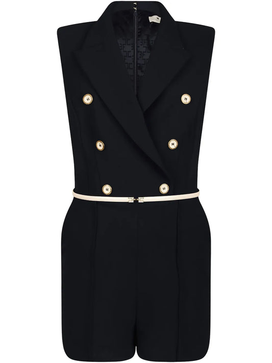 Logo-Plaque Playsuit