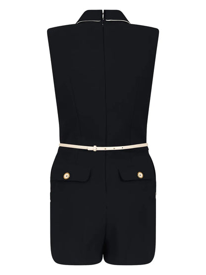 Logo-Plaque Playsuit