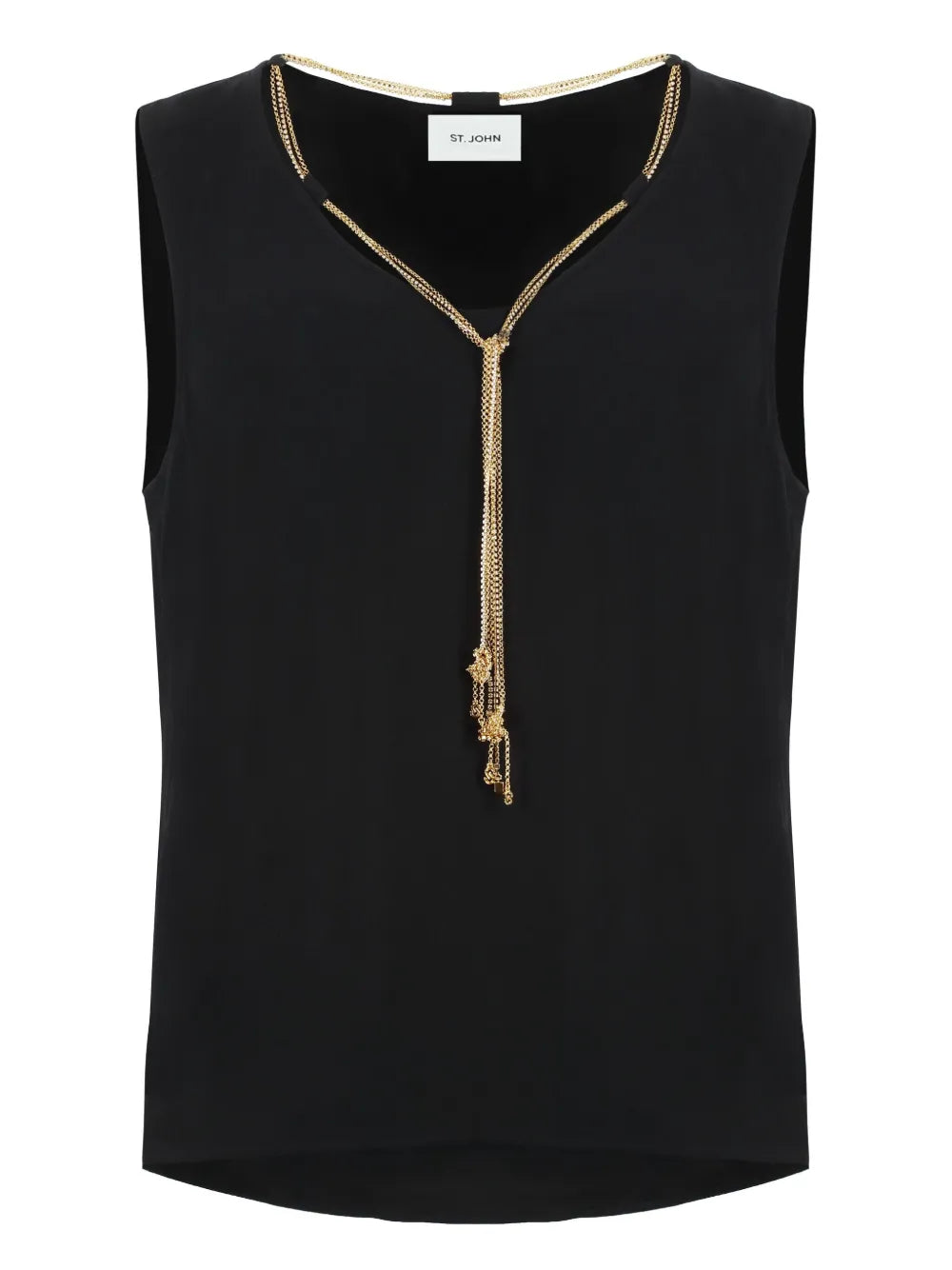 Chain-Detail Tank Top