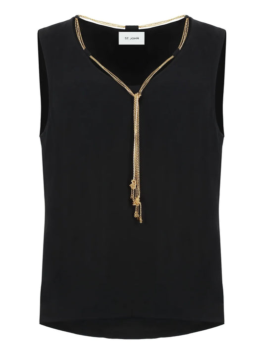 Chain-Detail Tank Top