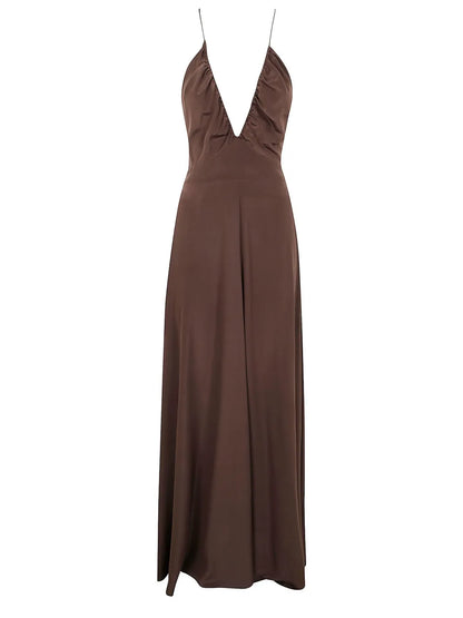 Silk Midi Dress