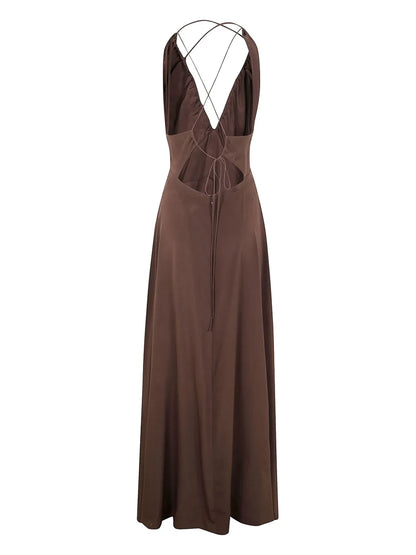 Silk Midi Dress