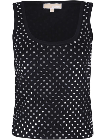 Stud-Embellished Tank Top