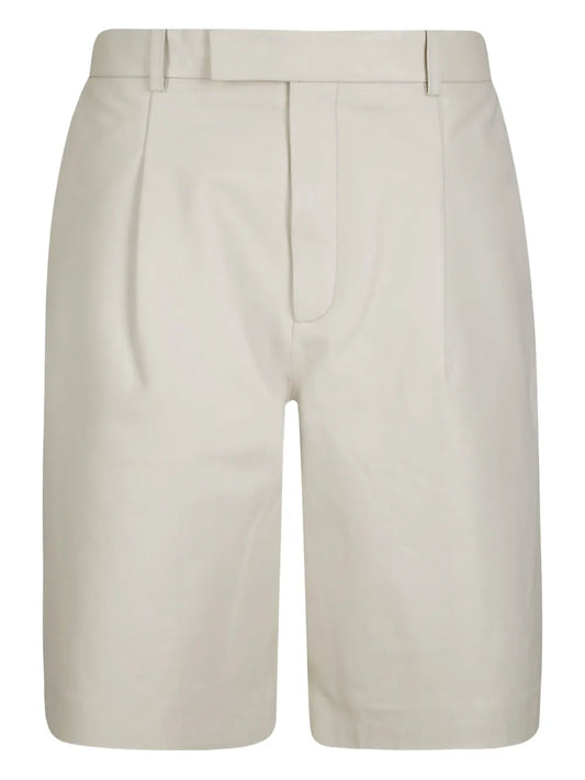 Dart-Detail Tailored Shorts