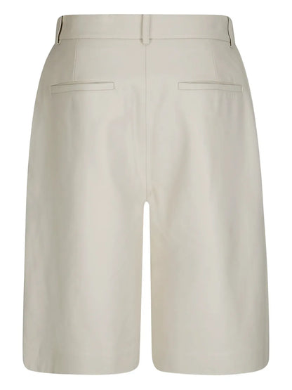 Dart-Detail Tailored Shorts